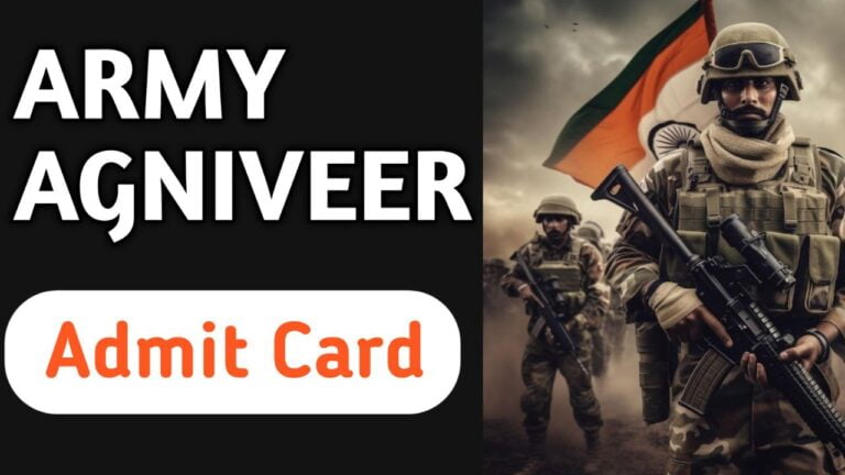 army agniveer admit card