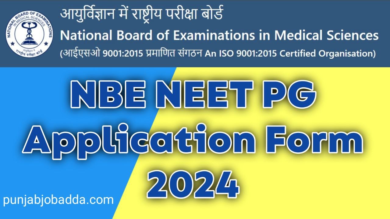 nbe neet pg application form 2024