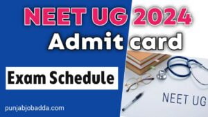 neet ug 2024 admit card