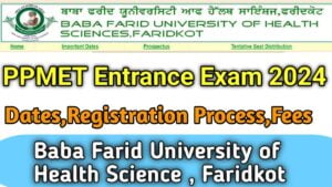 PPMET Entrance Exam 2024