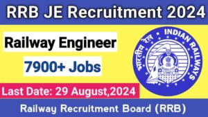 RRB JE Recruitment 2024