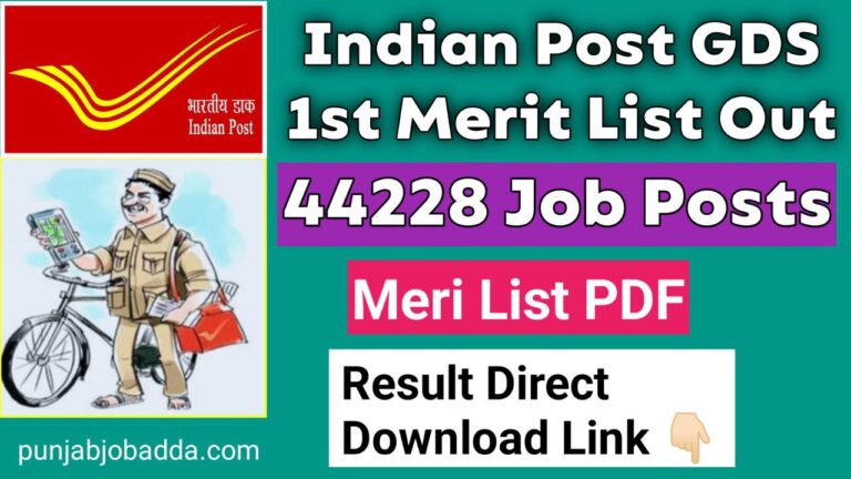 India Post GDS Result 2024