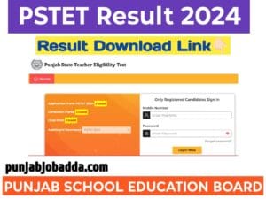 PSTET Result 2024