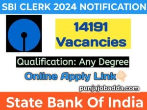 SBI Clerk 2024 Notification
