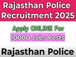 Rajasthan Police Constable Recruitment 2025