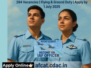 Air Force AFCAT 2/2025 Recruitment 2025