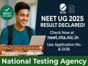 NTA NEET UG Result 2025