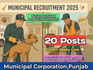 Punjab Municipal Corporation Online Form 2025