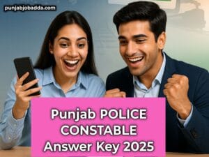 Punjab Police Constable Answer Key 2025