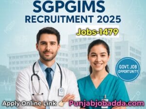 SGPGIMS Lucknow Recruitment 2025