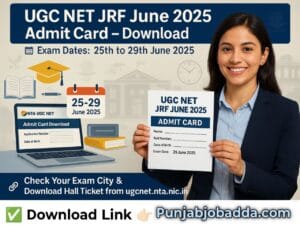UGC NET Admit Card 2025 Link