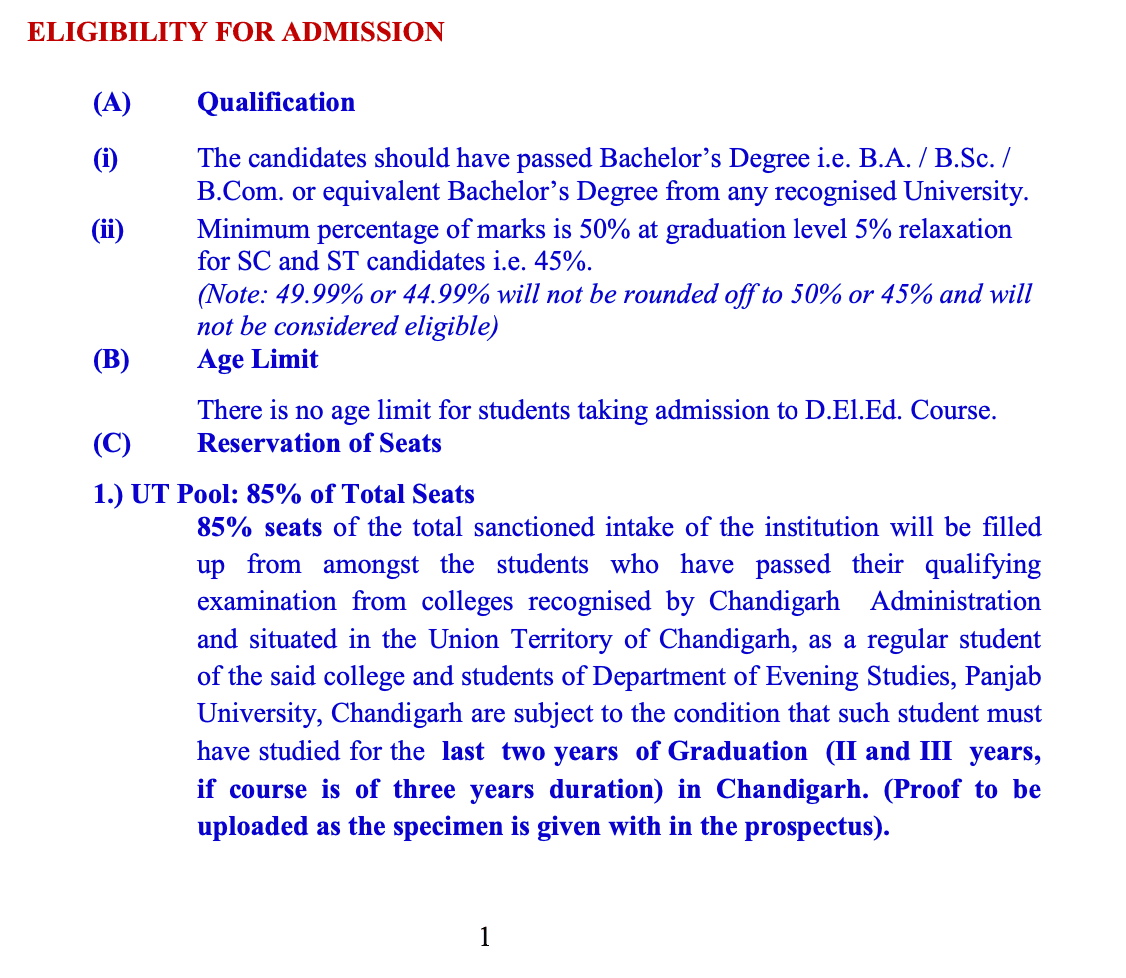 Punjab ETT Diploma Online Admission Form 2025: Important dates ...