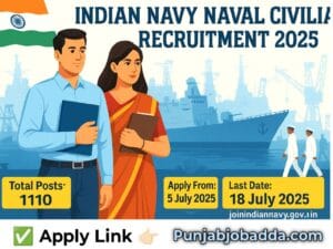 Indian Navy Naval Civilian Recruitment 2025