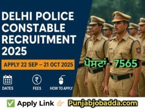 Delhi Police Constable Recruitment 2025