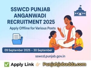 SSWCD Punjab Anaganwadi Recruitment 2025