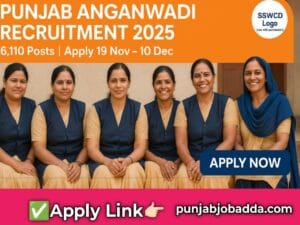 Punjab Anganwadi Worker and Helper Recruitment 2025