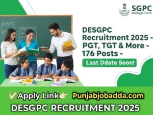DESGPC Teaching Staff Recruitment 2025
