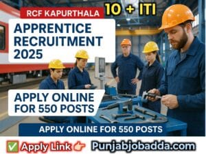 RCF Kapurthala Apprentice Recruitment 2025