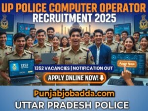 UP Police Computer Operator Recruitment 2025