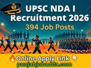 UPSC NDA I Recruitment 2026