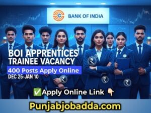 BOI Apprentices Trainee Vacancy 2026