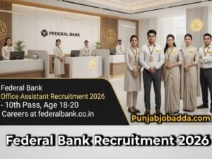 Federal Bank Office Assistant Recruitment 2026