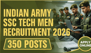 Indian Army SSC Tech Men Recruitment 2026