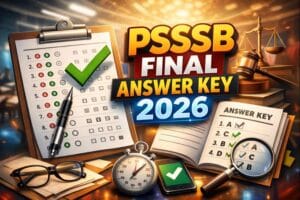 PSSSB Final Answer Key 2026