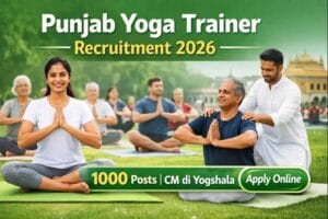 Punjab Yoga Trainer Recruitment 2026