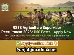 RSSB Agriculture Supervisor Recruitment 2026