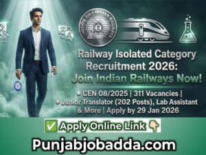 Railway Isolated Category Recruitment 2026