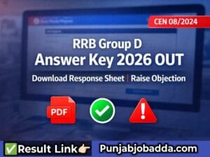 RRB Group D Answer Key 2026