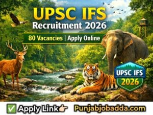 UPSC IFS Recruitment Notification 2026