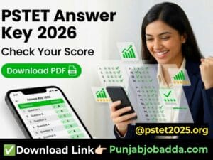 PSTET Answer Key 2026