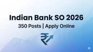 Indian Bank SO Recruitment 2026